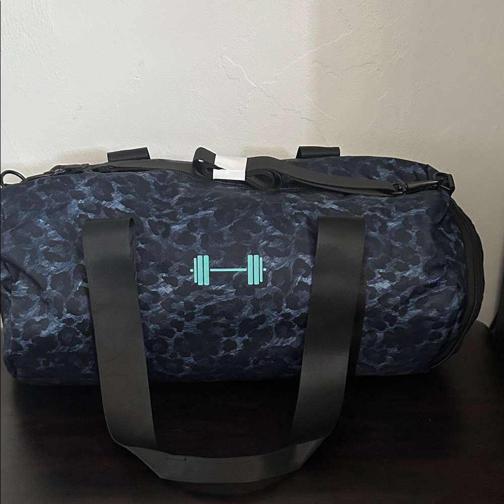 BNWT Black and Blue Duffel Bag